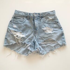 Abercrombie Curve Love Ripped Shorts